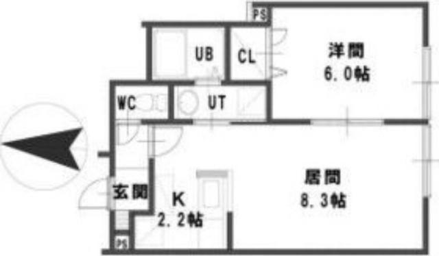 ルミエールYS北18（203） 間取り図画像