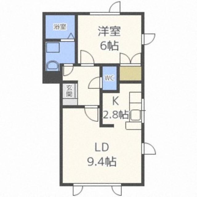 ティンカーベル元町（205） 間取り図画像