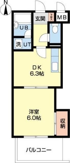 フィオーレセレスト（301） 間取り図画像