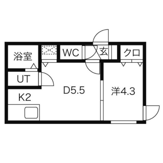 Ｆｌａｔｓ　ＬＩＤＯ菊水（305） 間取り図画像