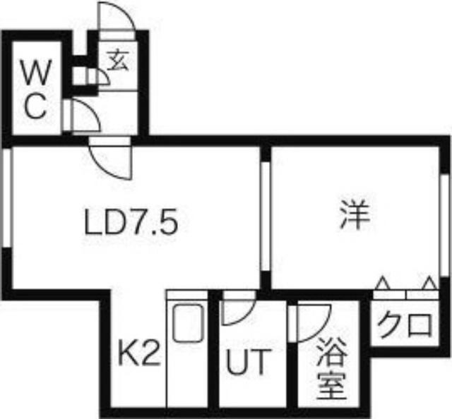 パークタウン中の島（103） 間取り図画像