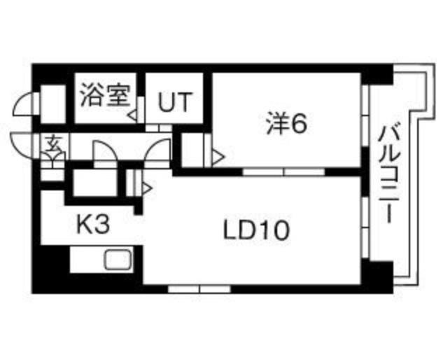 アヴィンズ平岸（702） 間取り図画像