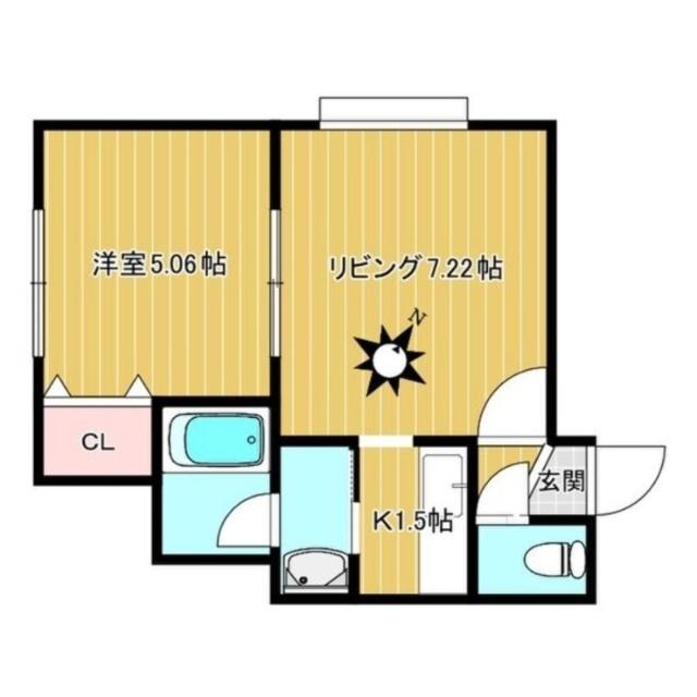 アクアフォレスト（202） 間取り図画像