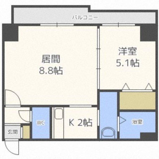 ｗｉｌｌＤｏ北２４条（902） 間取り図画像