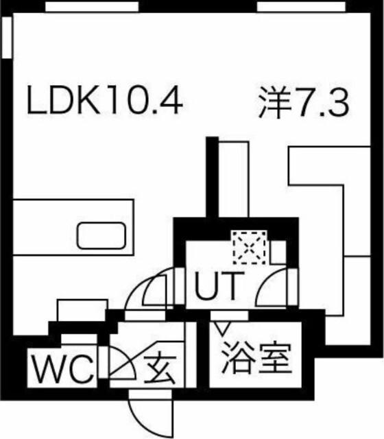 レブニーズ　ザ・レジデンス　Ｎ２１　（302） 間取り図画像