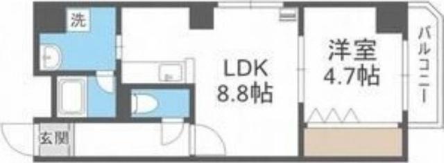 サムティレジデンス札幌駅前（603） 間取り図画像