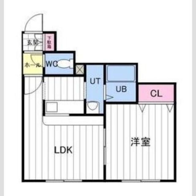 コートスプリングス元町（102） 間取り図画像