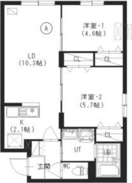 ＩＴＫ栄通（303） 間取り図画像