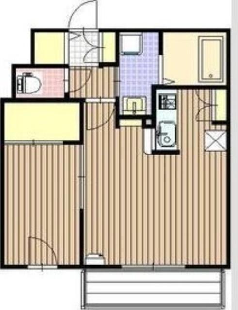バニラシード白石（401） 間取り図画像