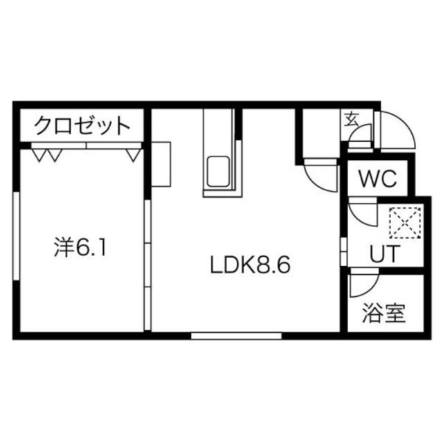 アークガーデンシティ　Ｂ棟（102） 間取り図画像