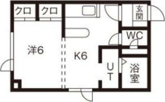 サザンクリスタル北大（302） 間取り図画像