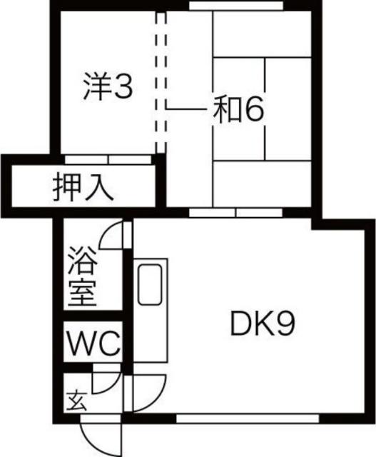 マイルーム３４（103） 間取り図画像