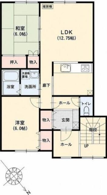 カーサ・カナル（201） 間取り図画像