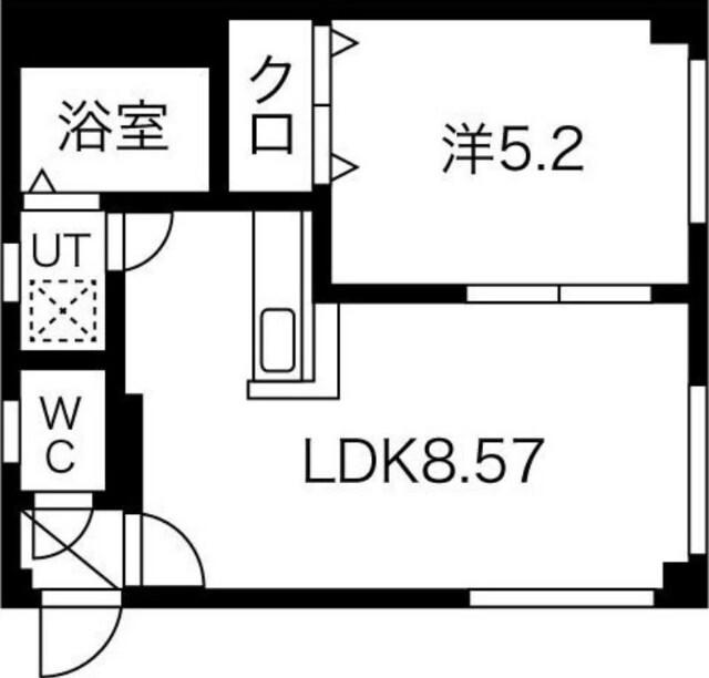 シャネル麻生壱番館（202） 間取り図画像