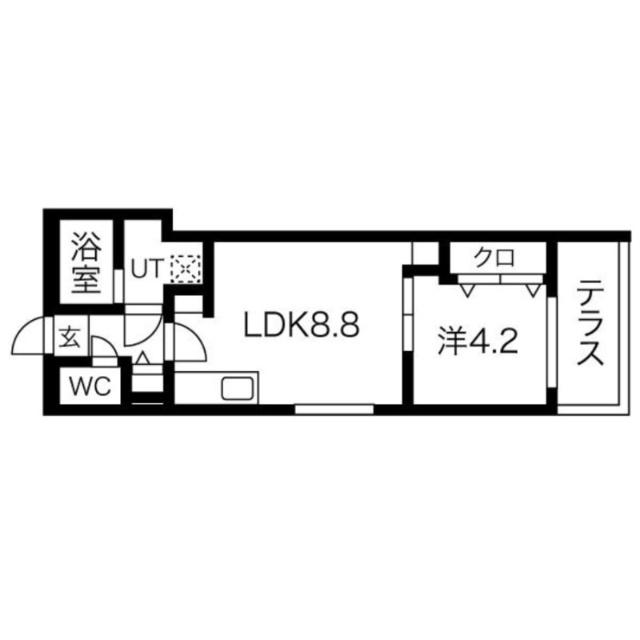 ＡＳＴＥＲ　ＴＯＹＯＨＩＲＡ(アステールトヨヒラ)（103） 間取り図画像