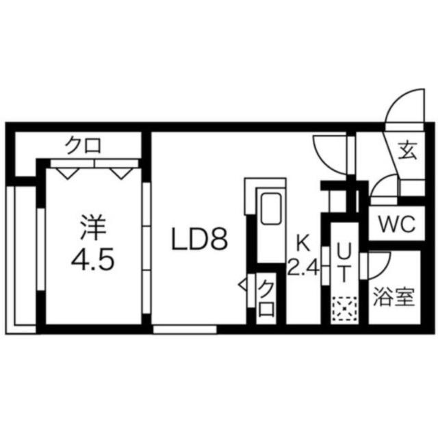 ｍａｉｓｏｎ　Ｒｉｅｌ学園前（401） 間取り図画像