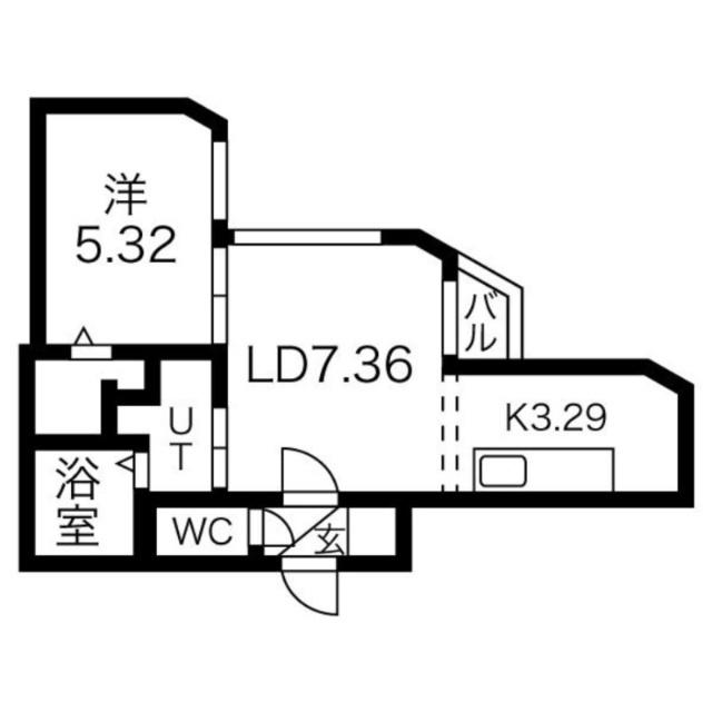 Regina学園前（401） 間取り図画像
