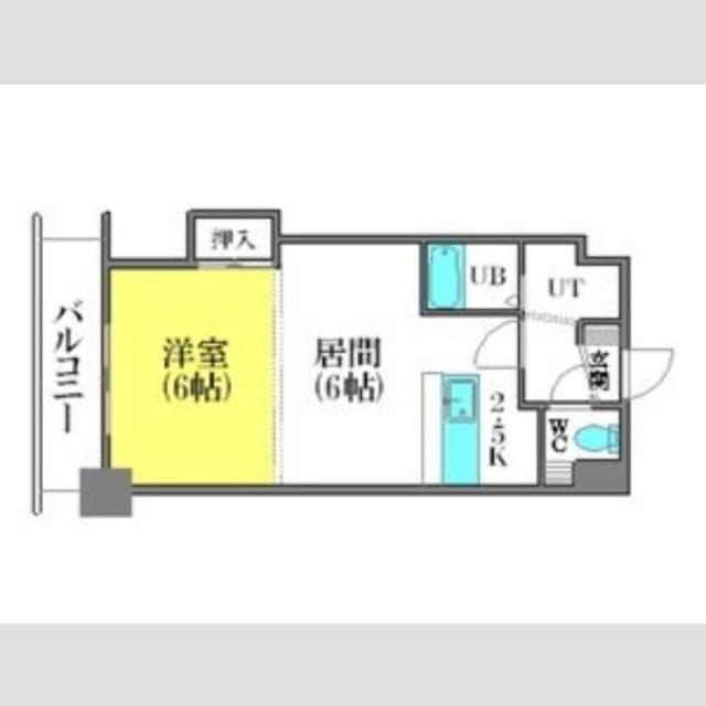 フェアフィールド菊水（505） 間取り図画像