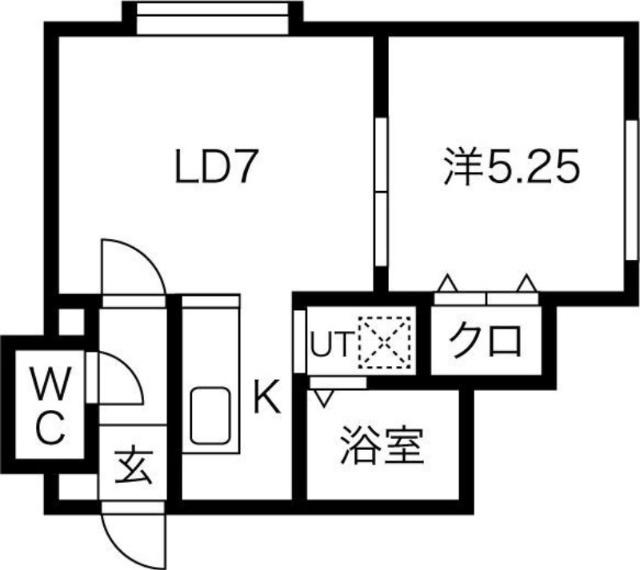 メゾンパークス南２８（102） 間取り図画像