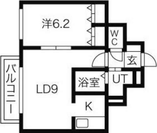 コムフォート北１６条（302） 間取り図画像
