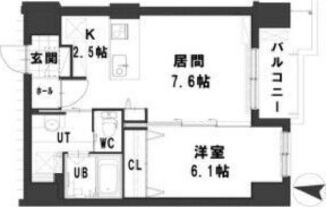 オルムドグランメール大通（603） 間取り図画像