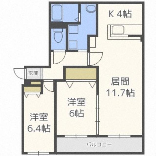 ハーベストファイターズ通り（203） 間取り図画像