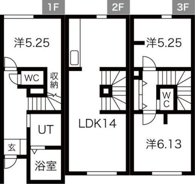 雪月花　伍（5） 間取り図画像