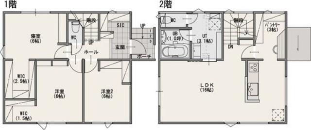Ｇｒｅｅｎｔｒｅｅ（P） 間取り図画像