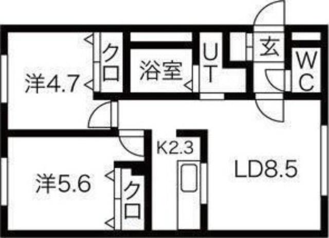 ＳＡＫＵＲＡ（102） 間取り図画像