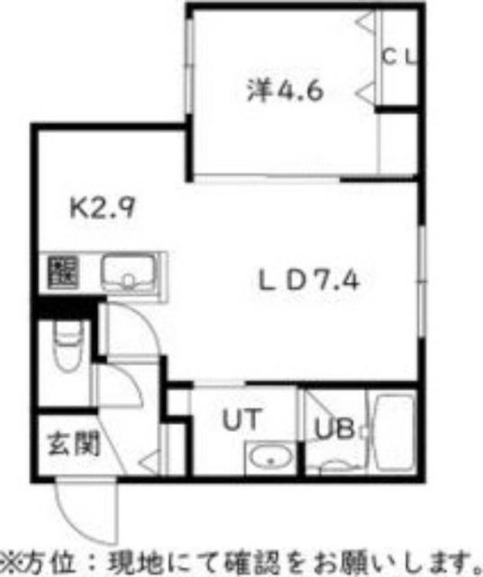 ＬＩＮＫ　Ｎ１９(リンクＮ１９)（402） 間取り図画像