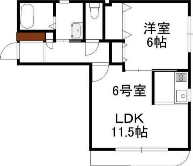 アシルN20（206） 間取り図画像
