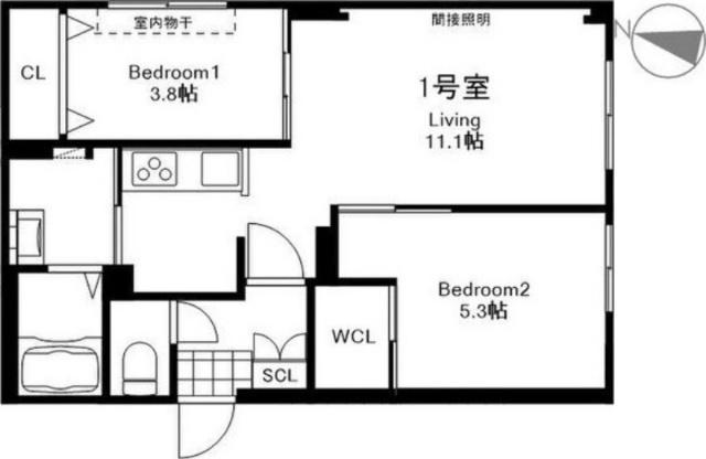 ＬａｎｚａｄｏｒＮ１７(ランザドール)（301） 間取り図画像