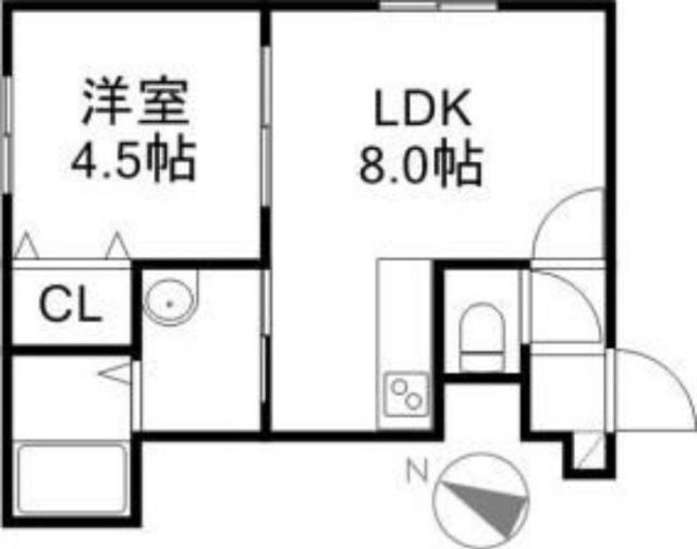 プログレス元町（305） 間取り図画像