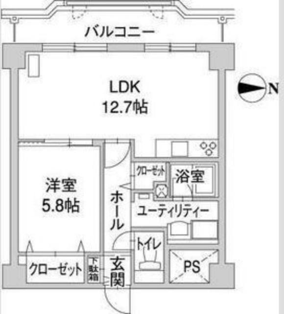 ル・ノール北9条（502） 間取り図画像