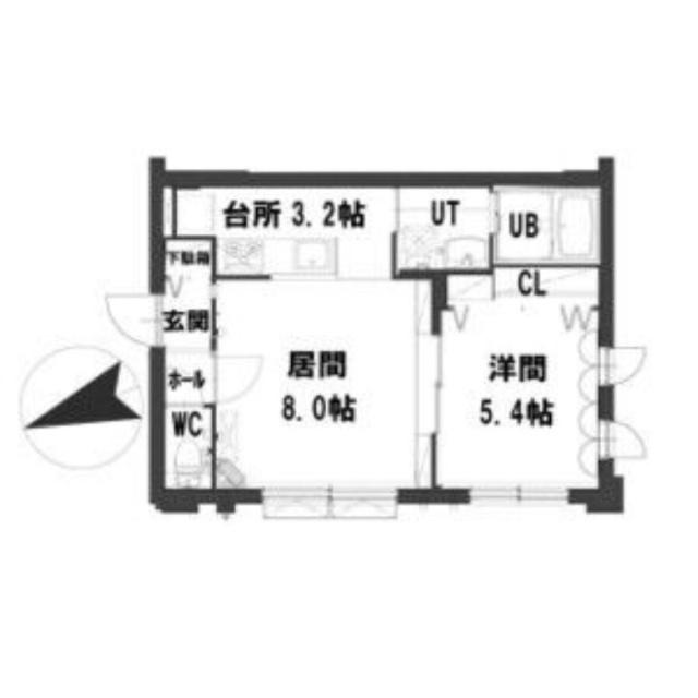 グランメール南郷通９（105） 間取り図画像