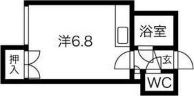 レ・クレージュ（206） 間取り図画像