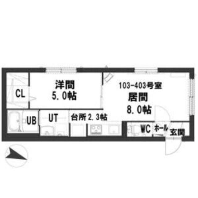 グランメール月寒ＥＡＳＴ（403） 間取り図画像