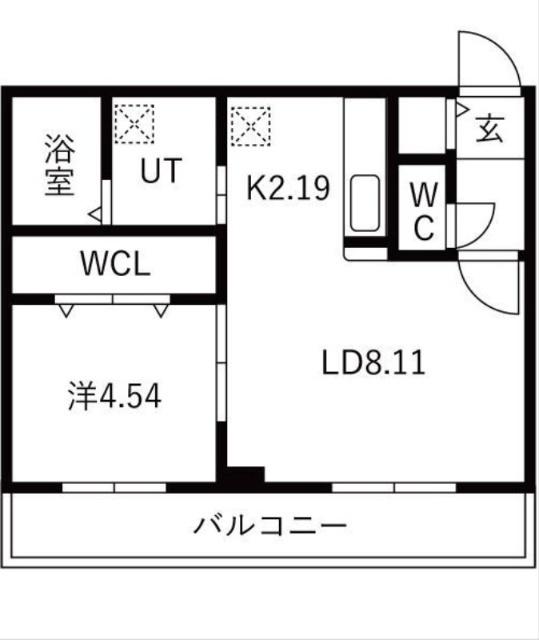 カレラ平岸（406） 間取り図画像