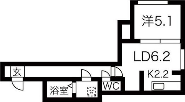 Ｅ−Ｈｏｒｉｚｏｎ美園Ⅱ（202） 間取り図画像