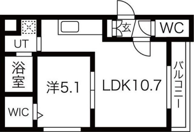 グランメール新道東駅Ⅰ（101） 間取り図画像