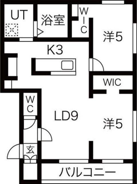 ＣＲＥＳＴ（207） 間取り図画像