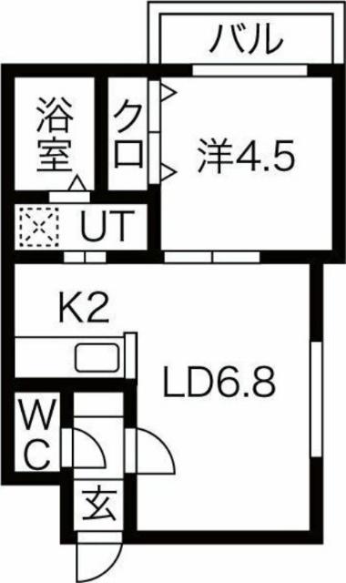 ＨＯＰＥ　Ｎ８/Ｅ８（103） 間取り図画像