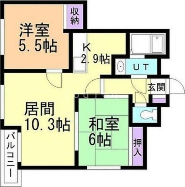 Ｔｒｙ−Ｃｏｕｒｔ（302） 間取り図画像