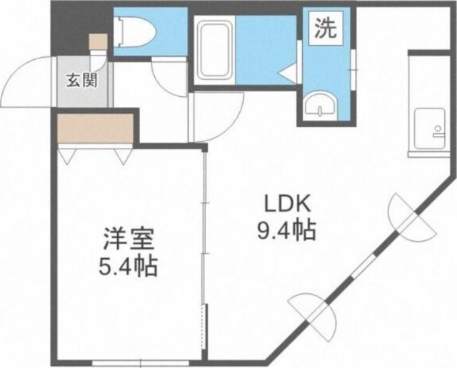 ＲＪ　Ｎｏｒｔｈ２３（301） 間取り図画像