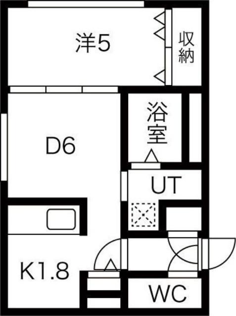Ｌａｒｍｅ　Ｎ１４　(ラルム　エヌ１４)（401） 間取り図画像