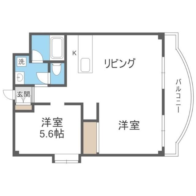 シティ７６　Ⅱ（50A） 間取り図画像