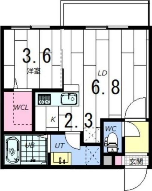 GIULIA(ジュリア)196（301） 間取り図画像