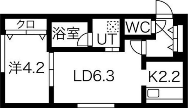 Ｌｉｃｈｔｒａｒｅ麻生(リヒトラーレ)（206） 間取り図画像