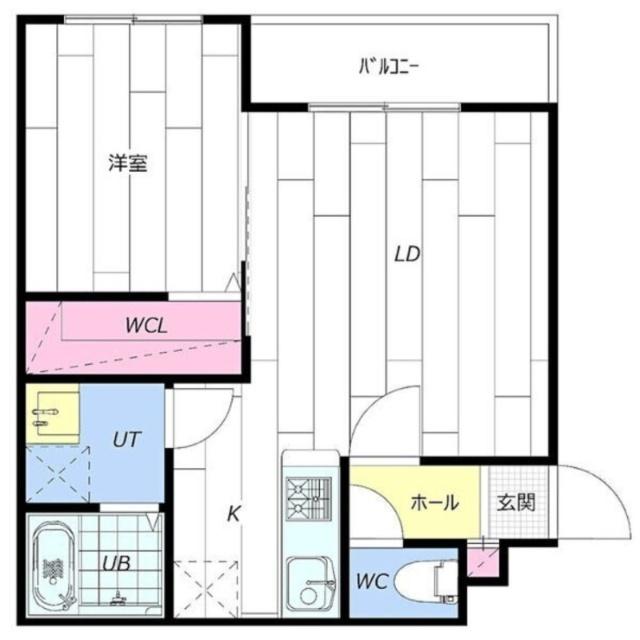 ＬＵＡＮＡ栄通（205） 間取り図画像