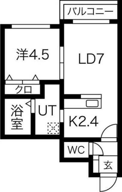 ル・ファールＮ１７（403） 間取り図画像